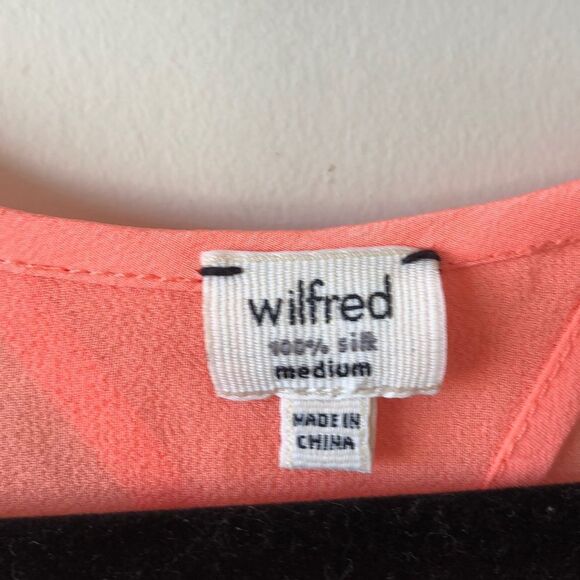 WILFRED Free Neon Orange Slip Mini Dress - Picture 4 of 7